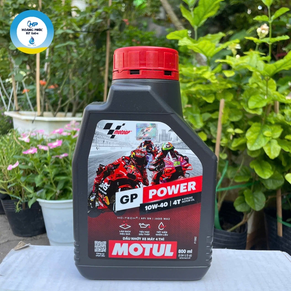 Mua Sỉ Thùng 12 Chai Dầu Nhớt Motul GP Power 4T 10W40 0.8L Cho Xe Số, Xe Côn