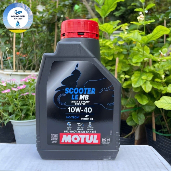 Mua Sỉ Thùng 12 Chai Nhớt Motul Xe Tay Ga Motul Scooter LE 4T 10W40 800ml Màu Xanh Dương. 