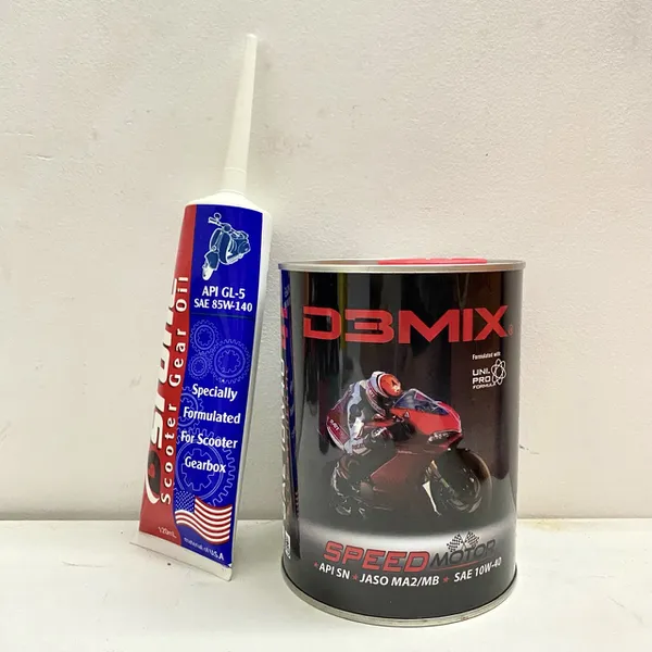 Nhớt Xe Máy Full Tổng Hợp DBMIX 10W40 Cho Xe Số Và Xe Tay Ga 0.8L