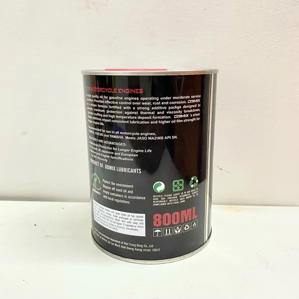 Nhớt Xe Máy Full Tổng Hợp DBMIX 10W40 Cho Xe Số Và Xe Tay Ga 0.8L