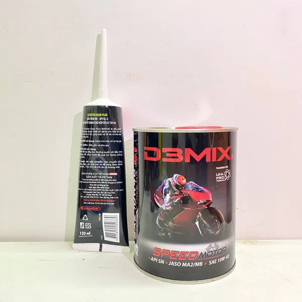 Nhớt Xe Máy Full Tổng Hợp DBMIX 10W40 Cho Xe Số Và Xe Tay Ga 0.8L