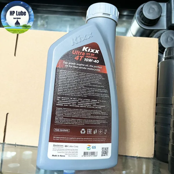 Nhớt KIXX Xe Số Chai 0.8L Tổng Hợp Hoàn Toàn 10w40 Cam Kết Chính Hãng Nhập Khẩu Hàn Quốc