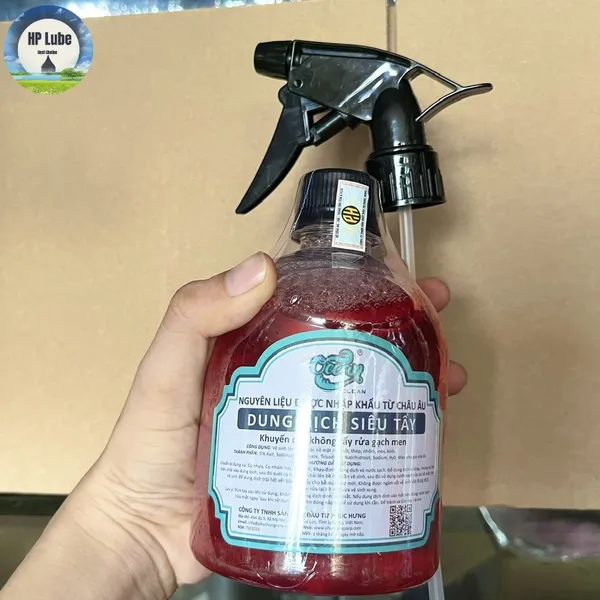  Siêu Tẩy Ocean Clean Đỏ 500ML, Rửa Xe Không Chạm, Tẩy Lóc Máy, Chi Tiết Máy