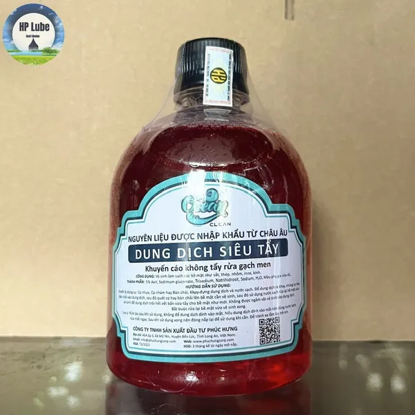  Siêu Tẩy Ocean Clean Đỏ 500ML, Rửa Xe Không Chạm, Tẩy Lóc Máy, Chi Tiết Máy