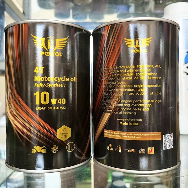 Nhớt Petrol One 10W40 Xe số 1L Tổng Hợp Hoàn Toàn Nhập Khẩu UAE