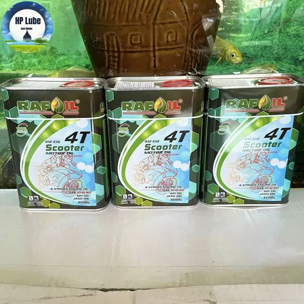 Nhớt Rafoil Xe Tay Ga Scooter 10W40 Lon 0.8L Full Tổng Hợp Nhập Khẩu UAE