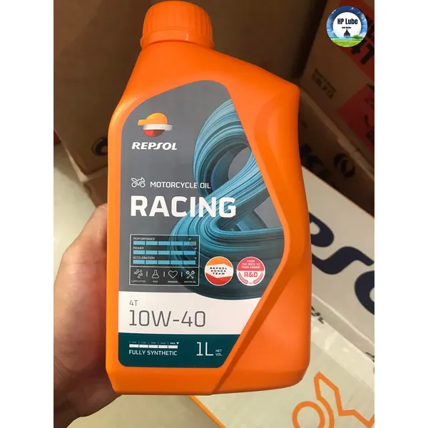 Nhớt Xe Máy Repsol Racing 10w40 4T 1L Full Tổng Hợp, Cao Cấp Cho Xe Số