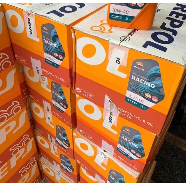 Nhớt Xe Máy Repsol Racing 10w40 4T 1L Full Tổng Hợp, Cao Cấp Cho Xe Số