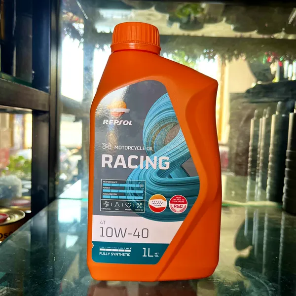 [Giá Sỉ Thùng] 1 Thùng Nhớt Repsol Racing 10w40 12 Chai (Mẫu mới 2022)