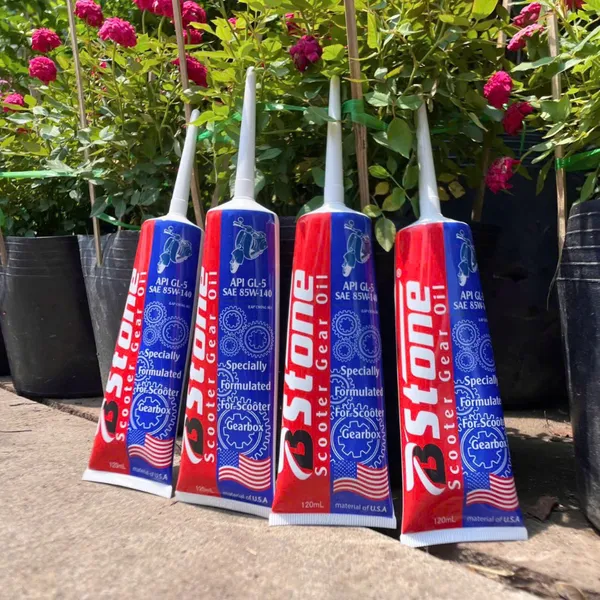 Combo 4 Nhớt Lap Chống Hú Cho Xe Tay Ga Bsfone Scooter Gear Oil 120ml 85w140