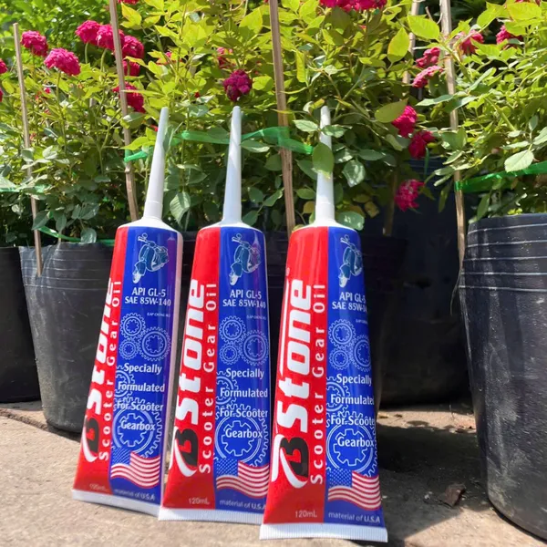 Combo 4 Nhớt Lap Chống Hú Cho Xe Tay Ga Bsfone Scooter Gear Oil 120ml 85w140