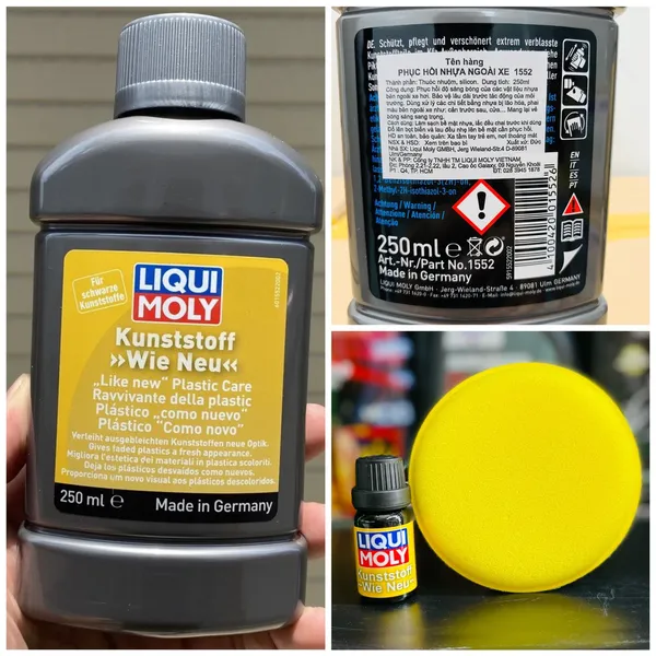 Chai 20ml Phục Hồi Dưỡng Nhựa Nhám LIQUI MOLY Kunststoff Wie Neu 1552