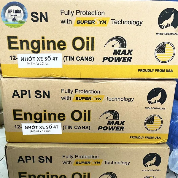 Sỉ 1 Thùng Nhớt Động Cơ Super SYN 10w40 cho Xe Số 946ml