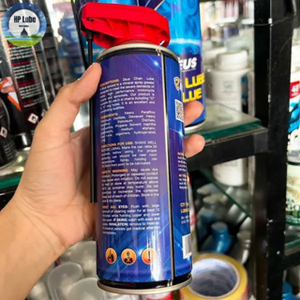 Dưỡng Sên Zeus Mỡ Bò Xanh 400ml Chống Văng cao Cấp Tặng Chai Rửa Sên Mr.Finn 0.5L Và Bàn Chải 3D