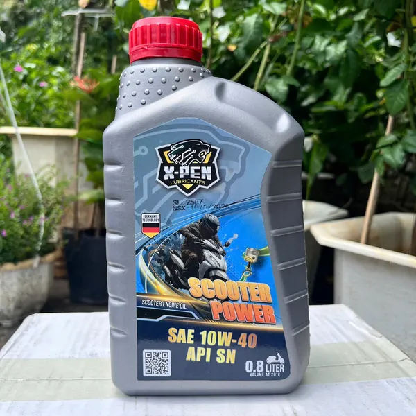Nhớt XPEN 10w40 API SN Cho Xe Tay Ga Nguyên Liệu Nhập Khẩu Từ Đức, Phù Hợp Với Nhiều Dòng Xe