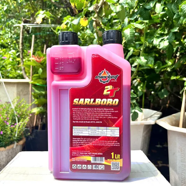 Nhớt 2 Thì EVERLAST SARLBORO 2T API TC JASO FB Dành Cho Máy Cắt Cỏ, Máy Cưa, Động Cơ 2 Thì