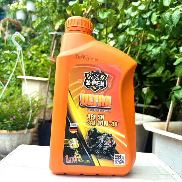 Nhớt XPEN 10w40 API SN Cho Xe Số 1L Phù Hợp Nhiều Dòng Xe Số Nguyên Liệu Nhập Khẩu Từ Đức