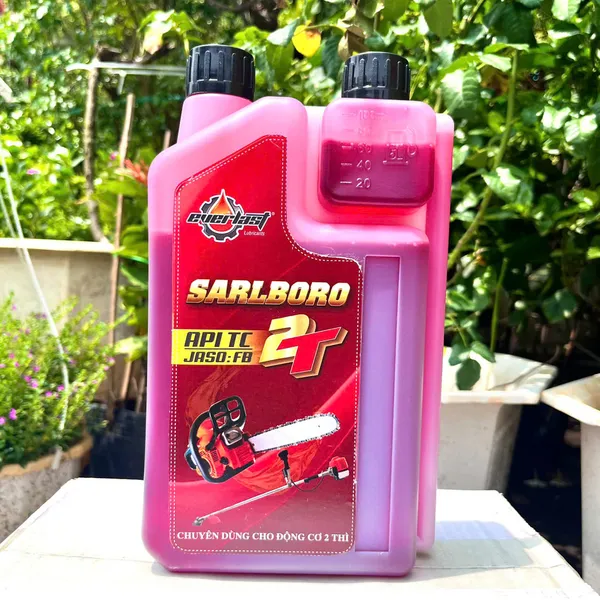 Nhớt 2 Thì EVERLAST SARLBORO 2T API TC JASO FB Dành Cho Máy Cắt Cỏ, Máy Cưa, Động Cơ 2 Thì
