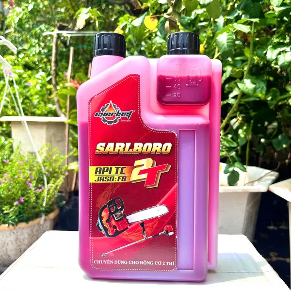 Nhớt 2 Thì EVERLAST SARLBORO 2T API TC JASO FB Dành Cho Máy Cắt Cỏ, Máy Cưa, Động Cơ 2 Thì