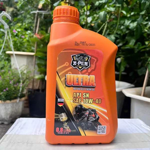 Nhớt XPEN 10w40 API SN Cho Xe Số 1L Phù Hợp Nhiều Dòng Xe Số Nguyên Liệu Nhập Khẩu Từ Đức