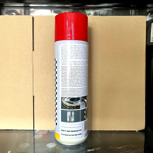 Dưỡng Sên 3T Mỡ Bò Nước 3T Chain Lube 500ml Chống Văng, Bám Bính Tốt, Mỡ Bò Dang Phun