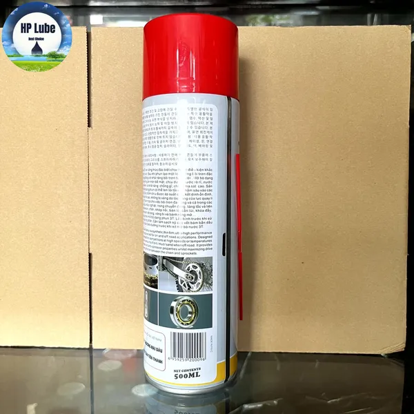 Dưỡng Sên 3T Mỡ Bò Nước 3T Chain Lube 500ml Chống Văng, Bám Bính Tốt, Mỡ Bò Dang Phun