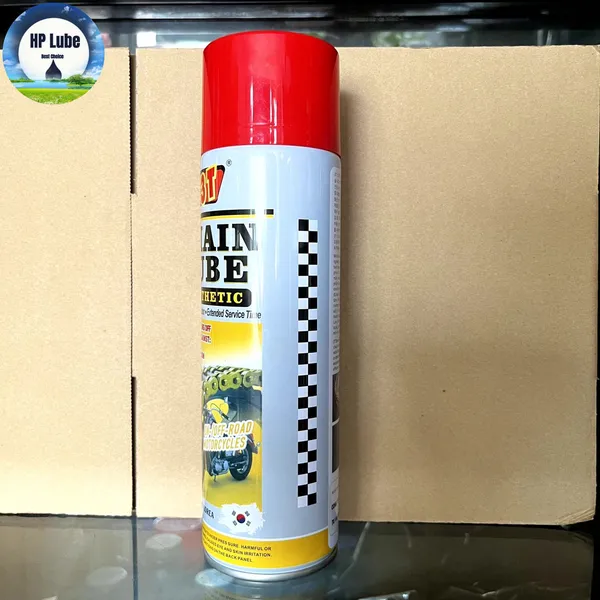 Dưỡng Sên 3T Mỡ Bò Nước 3T Chain Lube 500ml Chống Văng, Bám Bính Tốt, Mỡ Bò Dang Phun