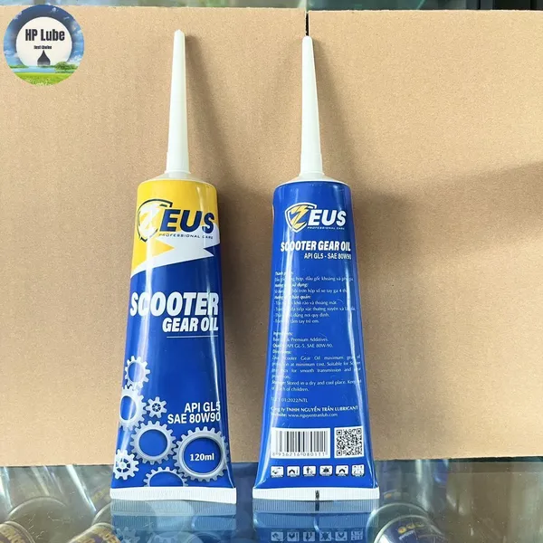 Nhớt Lap/Nhớt Hộp Số ZEUS Scooter Gear Oil API GL5-SAE 80W90 120ML