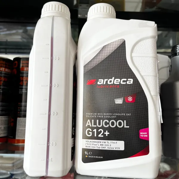 Nước làm mát Ardeca Alucool G12, Chính hãng nhập khẩu từ Bỉ 1L