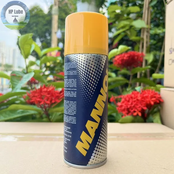 Dưỡng Sên MANNOL 7901 Chain Lube Cao Cấp Không Văng 200ML, Mỡ Tổng Hộp, Bôi Trơn Tốt, Nhập Khẩu Đức