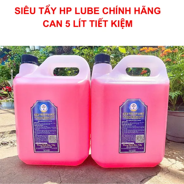Dung Dịch Siêu Tẩy, Tẩy Rửa Lốc Máy, Tẩy Rỉ Sét HP LUBE Can Lớn 5L