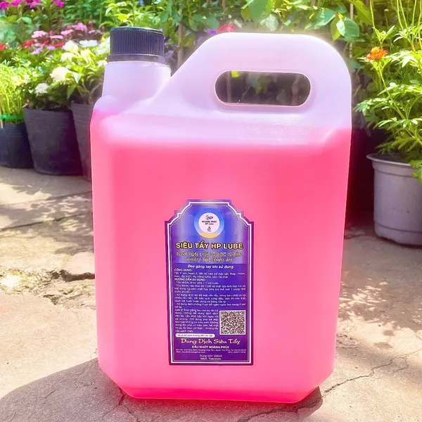 Dung Dịch Siêu Tẩy, Tẩy Rửa Lốc Máy, Tẩy Rỉ Sét HP LUBE Can Lớn 5L