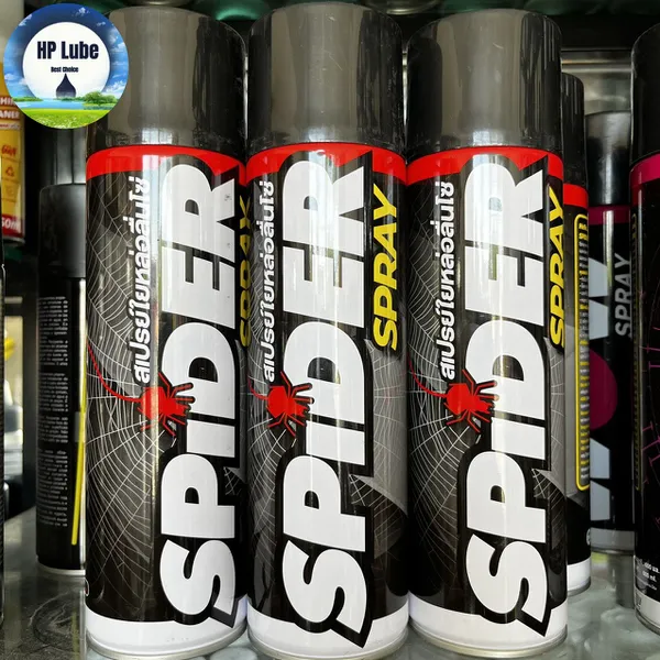 Chai Xịt Dưỡng sên SPIDER Dạng Tơ Nhện 600ml Bôi Trơn Tốt, Chính Hãng Nhập Khẩu Thái Lan