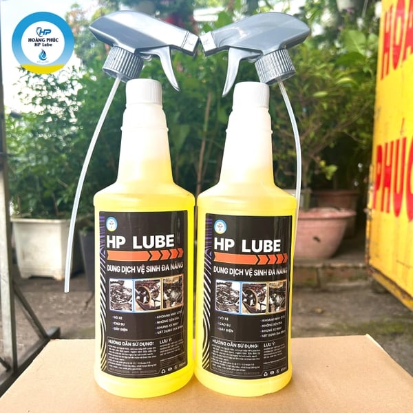 Chai Tẩy Rửa Đa Năng HP Lube 1L Rửa Full Xe, Vệ Sinh Nhông Sên Dĩa, Lốc Máy, Dàn Áo, Tẩy Sạch Dầu Nhớt, Bụi Bẩn