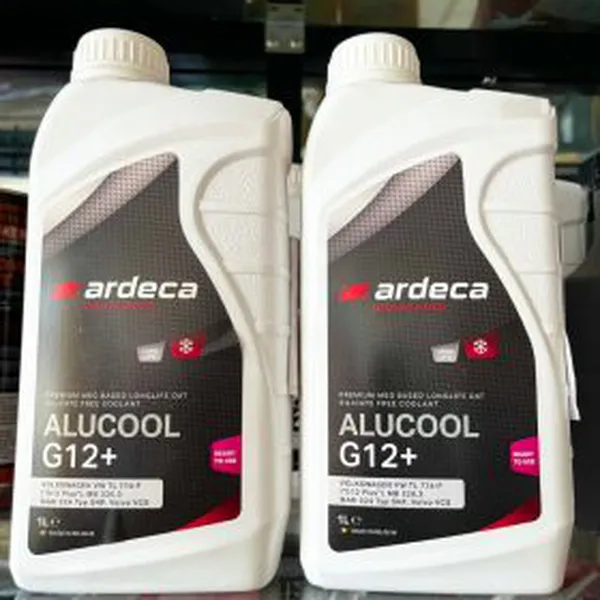 Nước làm mát Ardeca Alucool G12, Chính hãng nhập khẩu từ Bỉ 1L
