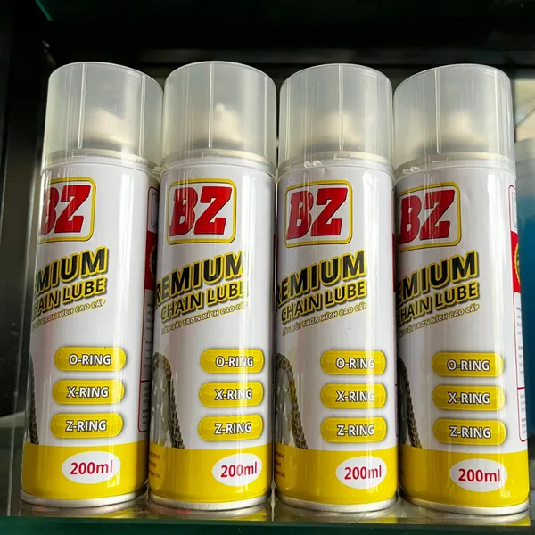 Dưỡng sên BZ Cao Cấp PREMIUM Chainlube Chai 200ml bôi trơn tốt, chống văng cho mọi loại xe