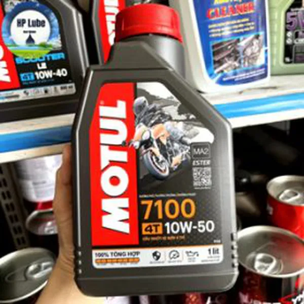 [Chính Hãng] Dầu Nhớt Motul 7100 10w50 4T Chai nguyên 1L