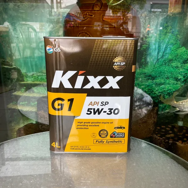 Nhớt Kixx ÔTÔ G1 5W-30 API SP Tổng Hợp Toàn Phần Can 4L