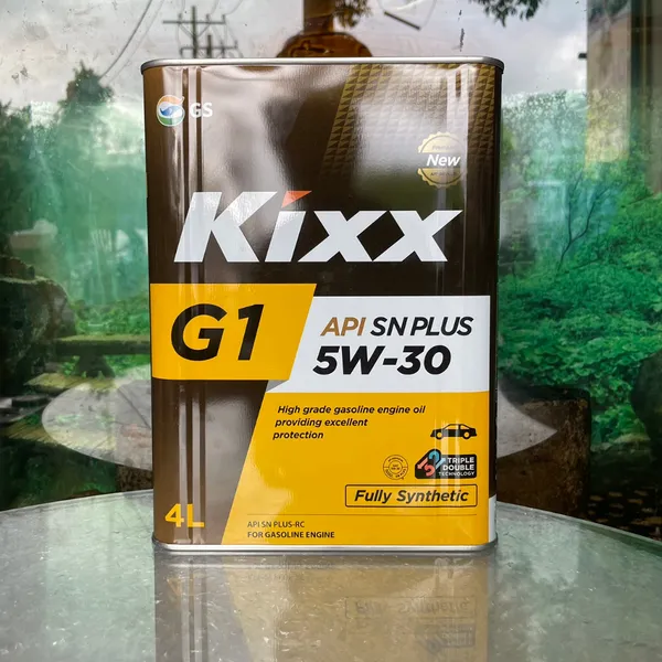 Nhớt Kixx ÔTÔ G1 5W-30 API SN PLUS Tổng Hợp Toàn Phần Can 4L