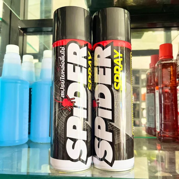Chai Xịt Dưỡng sên SPIDER Dạng Tơ Nhện 600ml Bôi Trơn Tốt, Chính Hãng Nhập Khẩu Thái Lan