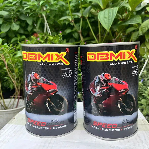 Nhớt Xe Máy Full Tổng Hợp DBMIX 10W40 Cho Xe Số Và Xe Tay Ga 0.8L