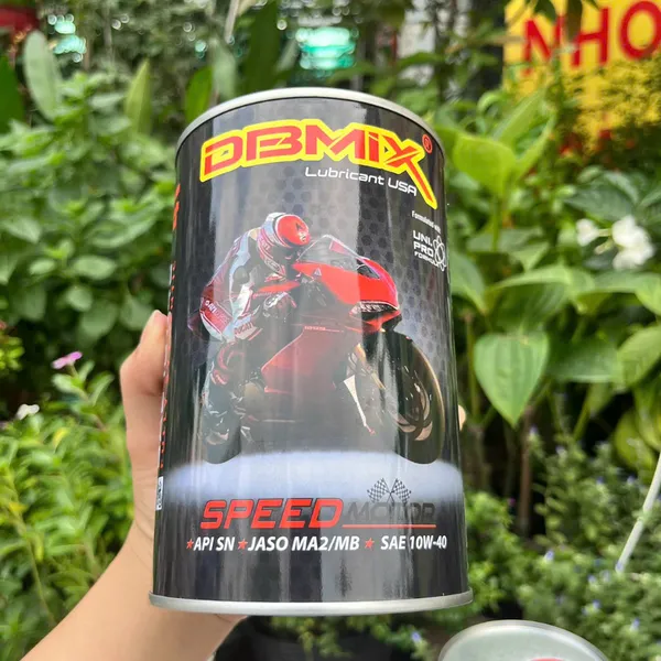 Nhớt Xe Máy Full Tổng Hợp DBMIX 10W40 Cho Xe Số Và Xe Tay Ga 0.8L