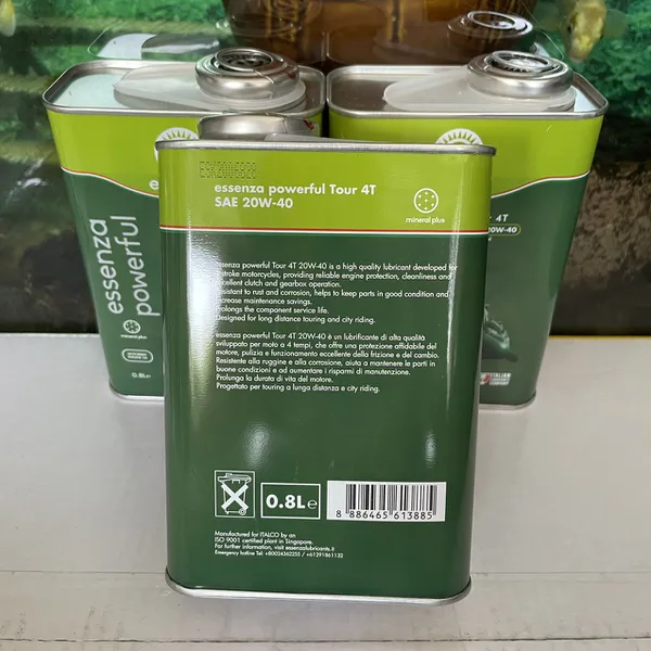 Nhớt Essenza 20W40 1L Cho Xe Số Nhập Khẩu Từ Ý- Cam Kết Chính Hãng
