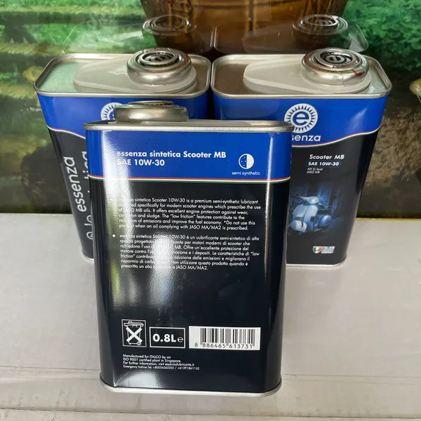 Nhớt Essenza Scooter 10W30 0.8L Cho Xe Tay Ga Chính Hãng Nhập Khẩu Singapore