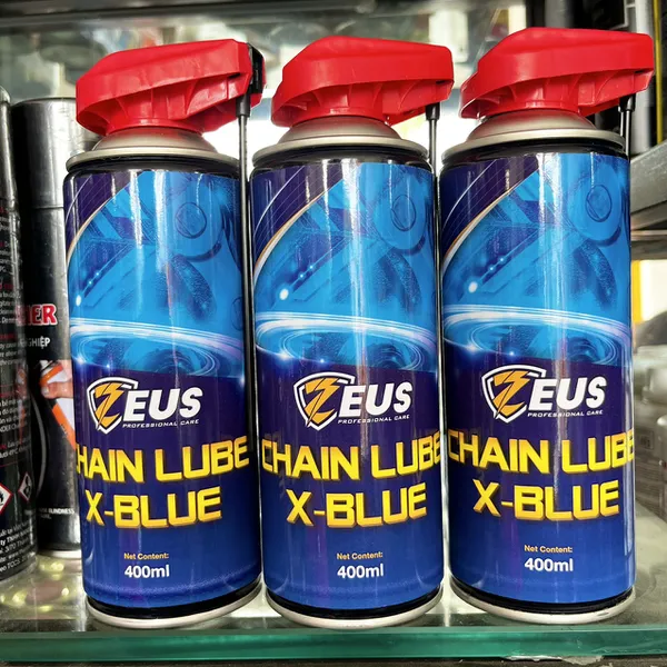 Dưỡng Sên Zeus Cao Cấp Không Văng X-BLUE Mỡ Bò Xanh 400ml