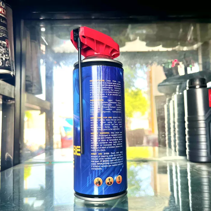 Dưỡng Sên Zeus Cao Cấp Không Văng X-BLUE Mỡ Bò Xanh 400ml