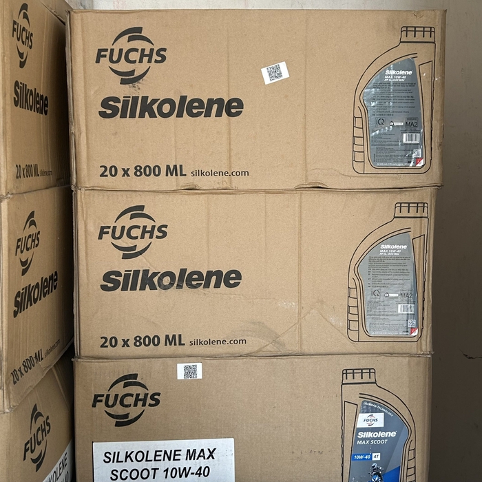 Mua Sỉ Thùng 20 Chai Nhớt Fuchs Silkolene 10w40 Max 10W40 0.8L cho xe số, Bán Tổng Hợp Mẫu Mới. 