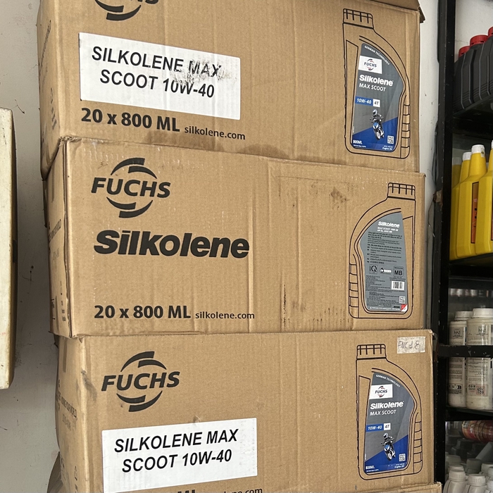 Mua Sỉ Thùng 20 Chai Nhớt Fuchs Silkolene Xe Tay Ga Scoot 4 10w40 800ml Bán Tổng Hợp Cao Cấp