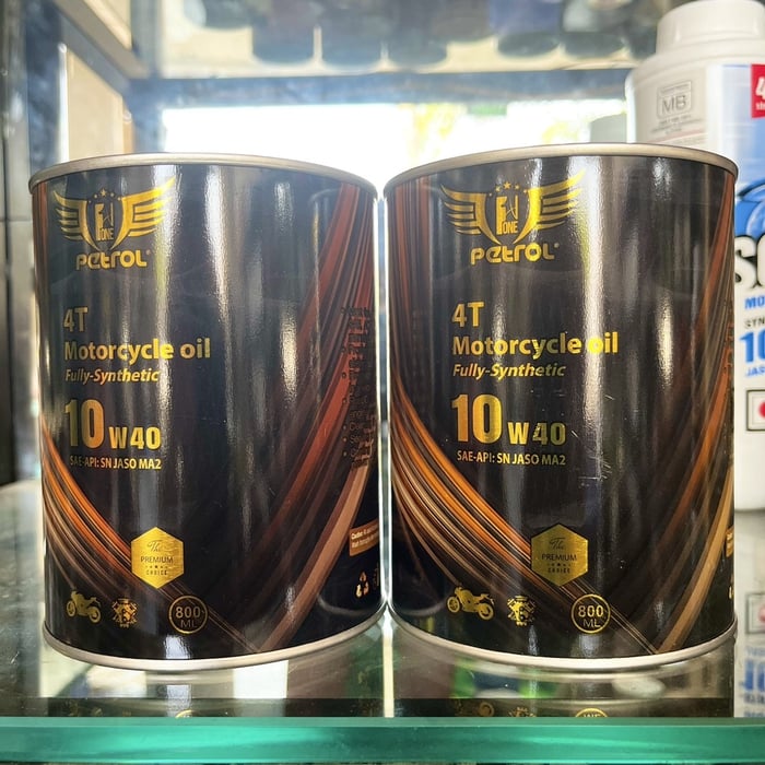 Nhớt Petrol One 10W40 Xe số 0.8L Tổng Hợp Hoàn Toàn Nhập Khẩu UAE
