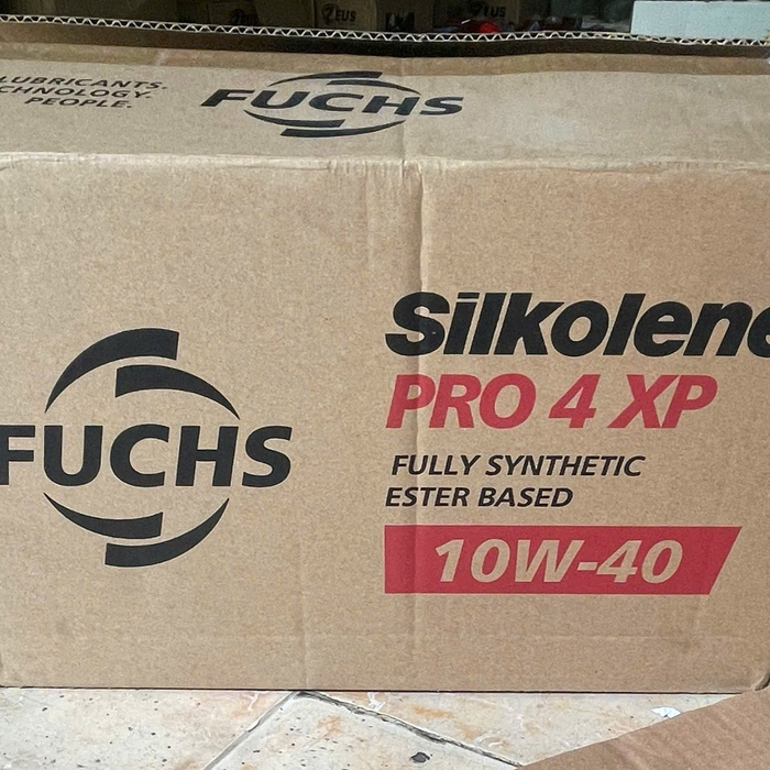 Mua Sỉ Thùng 10 Chai Nhớt Fuchs Silkolene 10w40 Pro4 Cho Xe Số, Xe Côn Tay. 